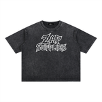Zap Supplies Mineral Wash Boxy Cotton T-Shirt