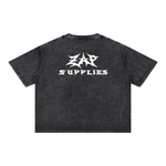 Zap Supplies Mineral Wash Boxy Cotton T-Shirt