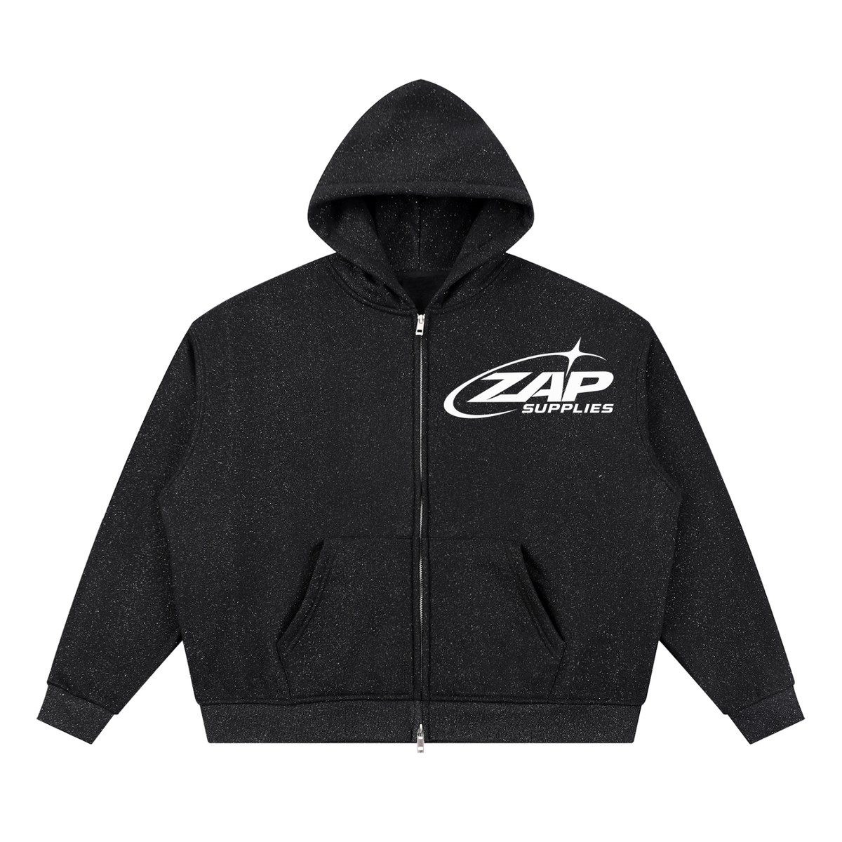 Zap Supplies Sparkle Zip Hoodie