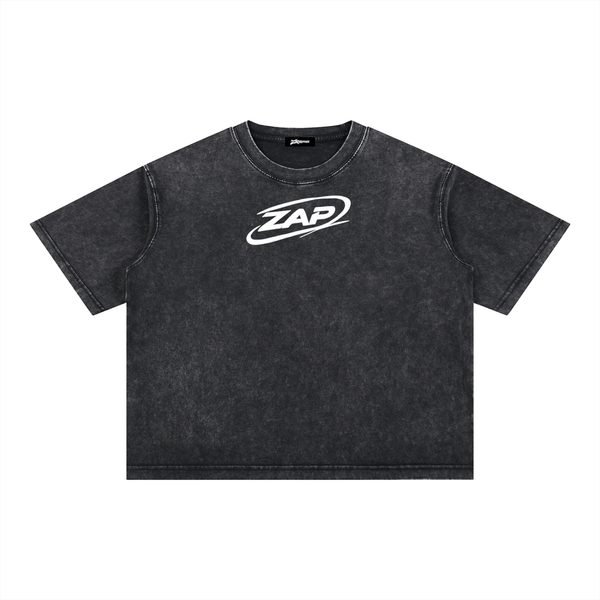 Zap Mineral Wash Boxy Cotton T-Shirt